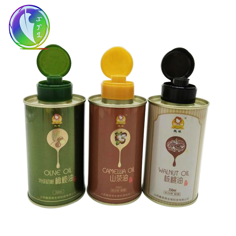 250毫升马口铁高端山茶油铁罐