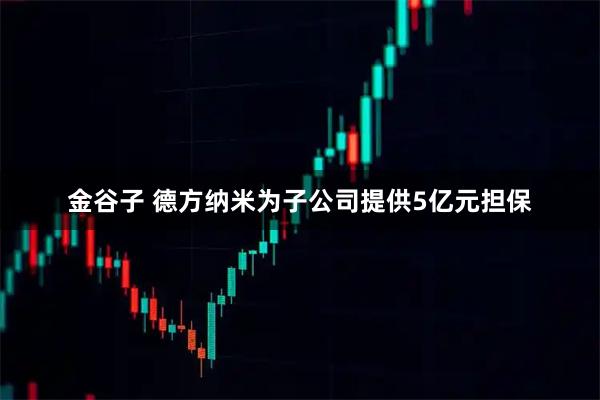金谷子 德方纳米为子公司提供5亿元担保